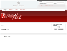 Tablet Screenshot of nalinnet.lojasnalin.com.br